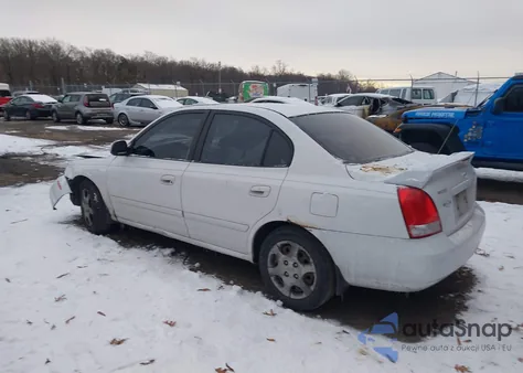 2002 Hyundai Elantra Gls z USA, uszkodzony, nr VIN KMHDN45DX2U454348